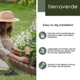 thumbnail image 2 of Tierra Verde 4"H x 47"L x 2"D Scallop Recycled Rubber Garden Border & Edging, Earth, 2-Pk, 2 of 8