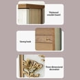 thumbnail image 4 of lanema Entryway Key Storage Box Wall Mounted Wood Dustproof Hook Organizers, 4 of 10