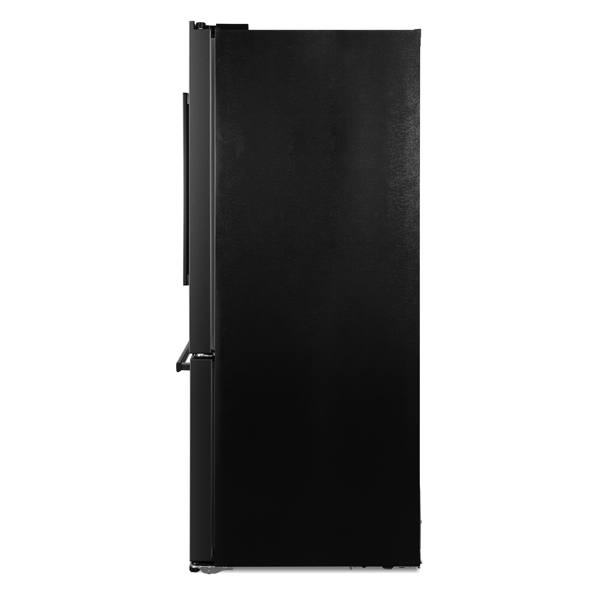 Cosmo 30 in. Vista Coll 17.5 cu. ft. Counter Depth 3-Door French Door Refrigerator, Handles, Matte Black