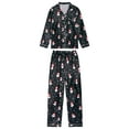 thumbnail image 7 of Christmas Family Matching Pajamas Long Sleeve Button Down Adult Couples PJs Novelty Sleepwear for Women/Men, 7 of 7