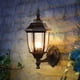 thumbnail image 5 of Lámpara de pared exterior impermeable Hex Garden Black Light para pasillos, patios y balcones, 5 of 8