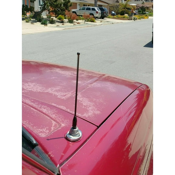 7" inch Short Black Stainless Antenna Mast Power AM/FM for FORD RANGER 1983-2011 New