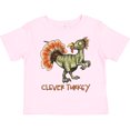 thumbnail image 3 of Inktastic Clever Turkey Thanksgiving Dinosaur Boys or Girls Toddler T-Shirt, 3 of 5