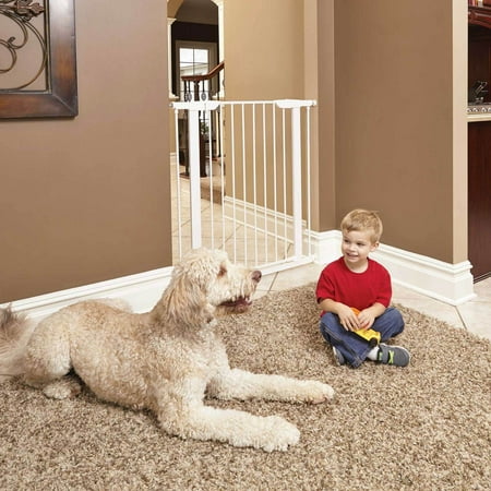 MidWest Homes for Pets 39  White Steel Pet Gate