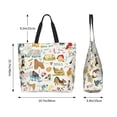 thumbnail image 5 of Kdxio Dogs Funny Pets Casual Tote Bags Women Big Capacity Shoulder Bag for Women Travel Shoulder Bags Handbags, 5 of 8