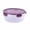 Purple, variant on Food-Grade BPA-Free Plastic Sealed Storage Box Set, Microwave-Safe Round Fresh-Keeping Containers for Kitchen Food Storage, Refrigerator Organization, Stackable Home & Office Lunch Box