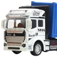 thumbnail image 2 of Camion à Rétrofriction à l'Échelle 1:48 Camion en Alliage à Rétrofriction Mini Voiture Jouets pour Garçons Cadeau pour Enfants Bleu, 2 of 5