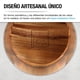 thumbnail image 3 of Ensaladera Artesanal CASA LITUS de Madera de Acacia 5.5 Litros con 2 Palas, 3 of 7