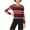 Red - medred, variant on Bar Iii Womens Illusion Mesh Pullover Blouse