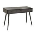 thumbnail image 5 of DecMode Wood Modern Console Table, Matte Black, 42"W, 5 of 11