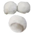 thumbnail image 2 of Muñequeras Zulema para gorro invierno para mujer Blanco, 2 of 8
