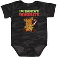 thumbnail image 3 of Inktastic I'm Santa's Favorite Reindeer Boys or Girls Baby Bodysuit, 3 of 5