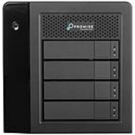 Refurbished Promise Pegasus3 DAS Array - 4 x HDD Supported - 4 x HDD Installed - 12 TB Installed HDD Capacity - 4 x Total Bays - Thunderbolt - 0, 1, 5, 6, 10, 50, 60, JBOD RAID Levels