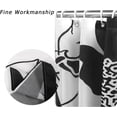 thumbnail image 6 of Black and White Floral Shower Curtain, Abstract Aesthetic Flower Botanical Sketch Print Bathroom Curtain for Bathtub Home Decor Waterproof Fabric Machine Washable with 12 Hooks, 6 of 6