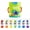 7 Colors, variant on Washable Finger Paints for Toddlers, 7 Colors Large Capacity (2.1fl oz), Non Toxic Baby Paint for Hand and Feet, Safe Art Supplies, Preschool Learning Gifts for Kids Age 2+