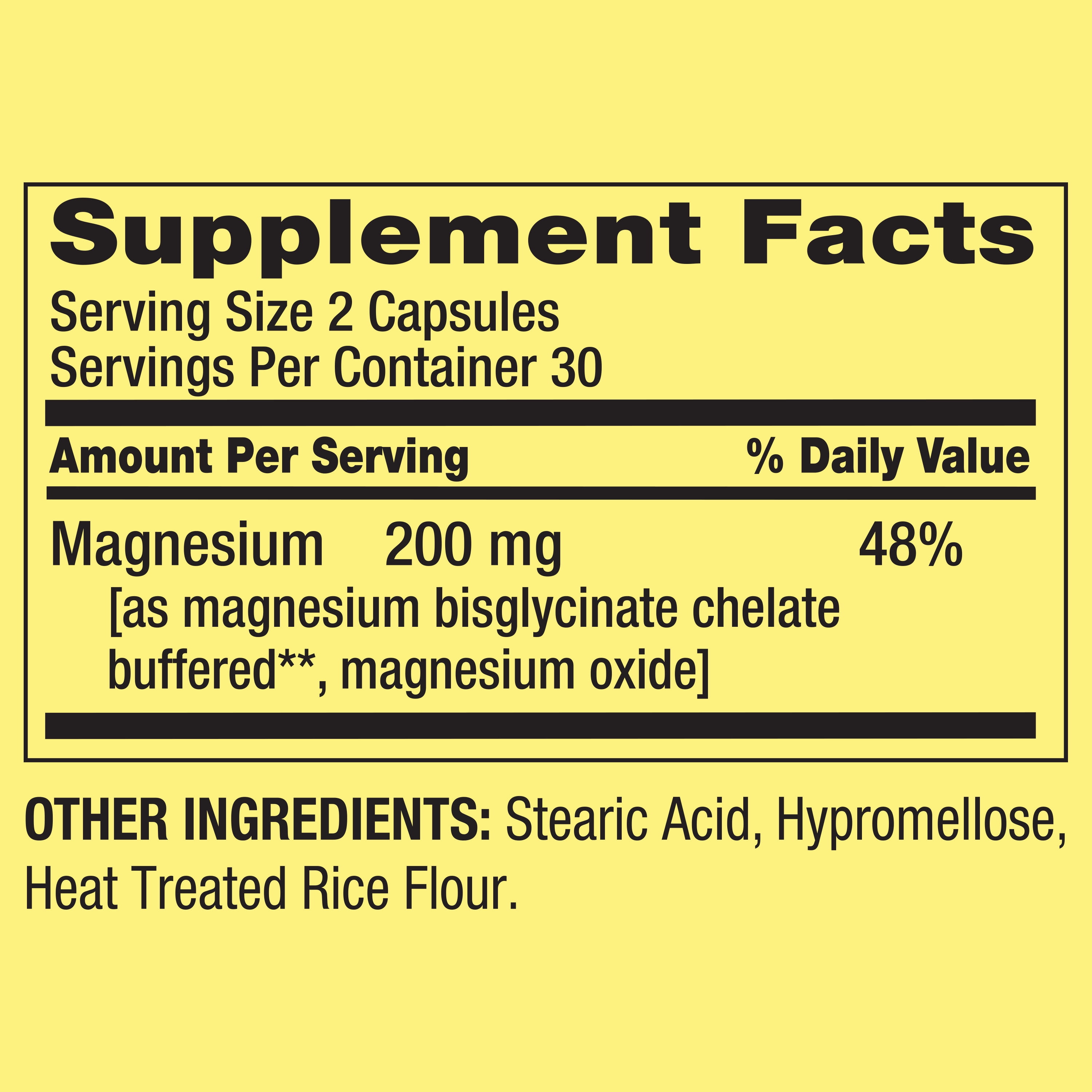 (3 pack) Spring Valley Magnesium Sleep Support Bone & Joint Health Dietary Supplement Vegetarian Capsules, 200 mg, 60 Count