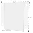 thumbnail image 6 of 12 Pack Suction Cup Sign Holder for 8.5 x 11 Inch Campus Maps and Announcements in Schools and Universities Clear Acrylic Double Sided Window Mount Sign Frame by, 6 of 8