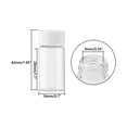 thumbnail image 4 of Glass Vials with White Screw Caps 5ml (0.17 oz) Clear Liquid Sampling Sample Glass Bottles Vials for Chemistry Lab Chemicals 50PCS, 4 of 6