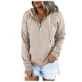 thumbnail image 2 of Brown Womens Tops Women's Hoodies and Sweatshirts Long Sleeve Casual Pullover Clothes with Pocket Fall Outfits for Women 2025, 2 of 6
