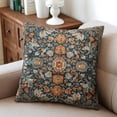 thumbnail image 5 of Ethnic Design Boho Decorative Throw Pillow Covers 18 X 18 Inch, Set Of 2, Linen Study Sofa Cushion Cover Indoor Living Room Home Decor, 5 of 7