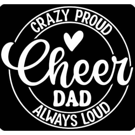 Cheer Dad - Car Window - Premium Vinyl Decal/Sticker