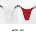 thumbnail image 1 of Puimentiua-Tanga Sexy de cintura baja para mujer, bragas de Bikini de leopardo, Tangas cómodas, íntimas, 2023, 2 uds./Set, 1 of 4