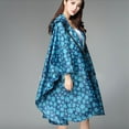 thumbnail image 3 of Élégant Capuche Femmes Imperméable Extérieur Long Poncho Imperméable Imperméable à l'Eau, 3 of 10