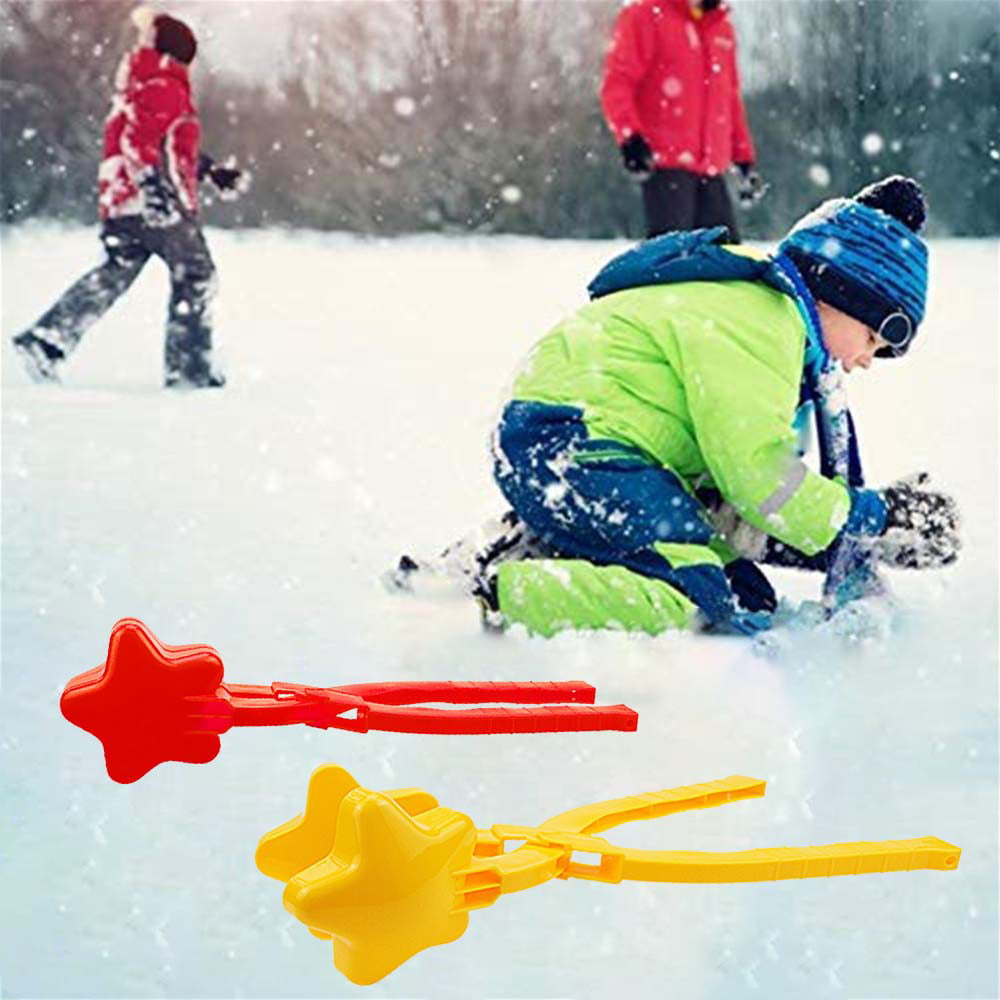 9 Pieces Snowball Clip Tool Duck Shape with Handle Winter Outdoor Activities 