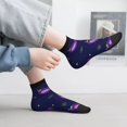 thumbnail image 2 of Rocae Eggplant for Premium Adult Socks,Comfortable, Breathable, and Durable Socks, Perfect for Everyday Wear, 2 of 7