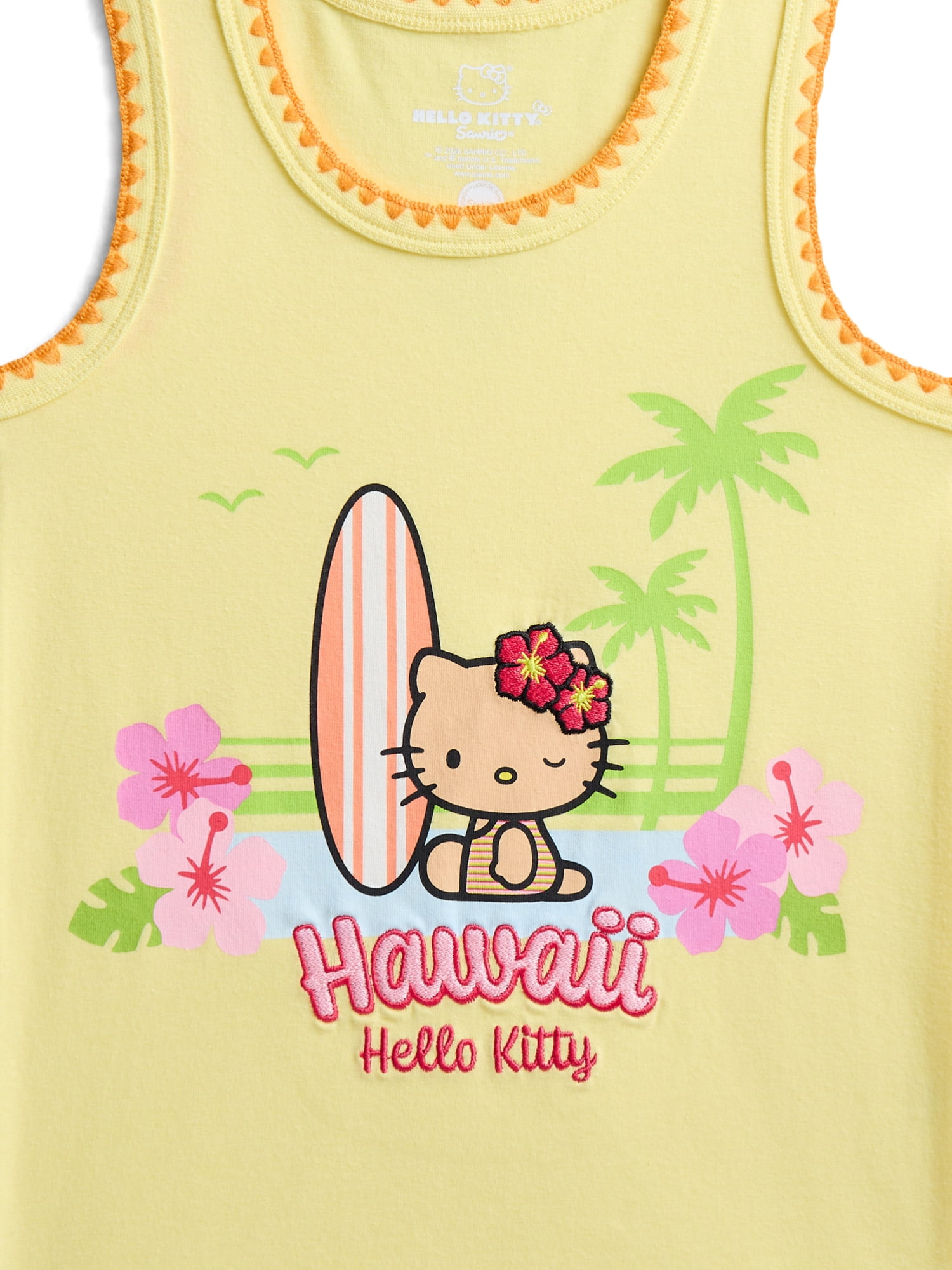 Hello Kitty and Friends Girls Graphic Tank Top, Sizes XS-2XL