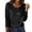 Black, variant on Women's Sequin Tops Long Sleeve, Sparkly Glitter Crewneck Shirt, Casual Party Blouse, Comfortable Sparkly T-Shirt, Sparkly Party Top for Women, New Year's Eve Outfit Black L