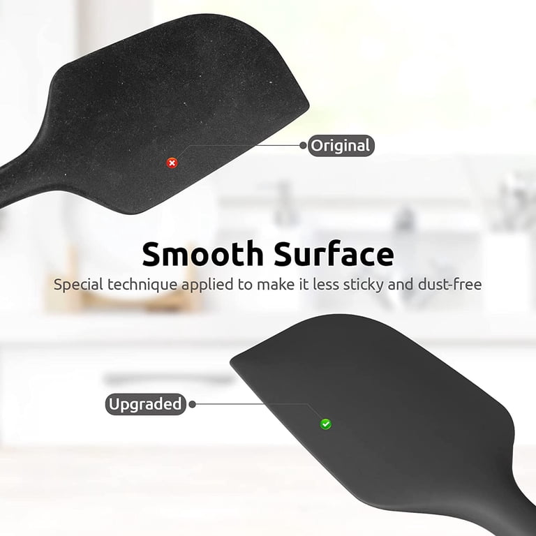 Large Silicone Spatula, Heat Resistant Seamless Bowl Scraper photo 7