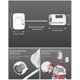 thumbnail image 5 of 2 Pack Adhesive Rv Refrigerator Locks For Adults White Fridge Combination Lock Safety Fridge Locks For Kids Electric Mini Freezer Door Lock Edit, 5 of 5
