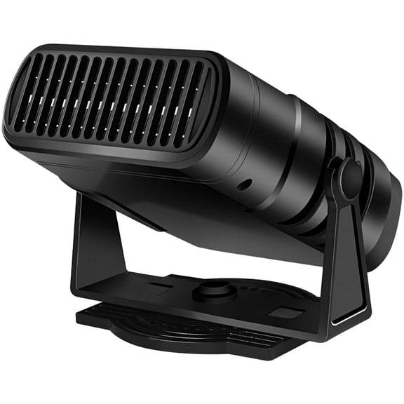 Teethorey 12V Car Fan/Heater/Cooler - Portable Windshield Defroster and Defrost Filter for Summer/Winter and Humid Environments - Black