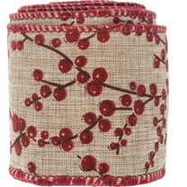 Christmas Decorations Burlap Ribbon Party Colorful