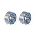 thumbnail image 1 of Rodamientos de Bolas MR63-2RS Z2 3mmx6mmx2.5mm Doble Sellado Acero Cromado Sello Azul 2pcs, 1 of 4