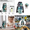 thumbnail image 5 of Yspwyqan Backpack Set for Primary Elementary, Aesthetic Horse Kids Backpack Set 4Pcs with Lunch Box Pencil Case, 17" Double Zipper Lightweight Schoolbag Fits 14" Laptop for Travel, 5 of 7