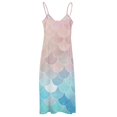 thumbnail image 5 of Mermaid Fish Scales Sleeveless Dress Women's Luxury Party Dress Birthday Dresses for Women, 5 of 7