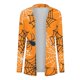 thumbnail image 4 of Cárdigan de manga larga con estampado de Halloween para mujer, chaqueta de poliéster, 4 of 6