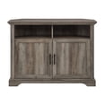 thumbnail image 5 of Walker Edison Two-Door Corner TV Stand for TVs up to 48", Grey Wash, 5 of 11
