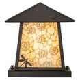 thumbnail image 3 of Meyda Tiffany 152492 Stillwater 12" Tall Pier Mount Post Light - Brown, 3 of 4