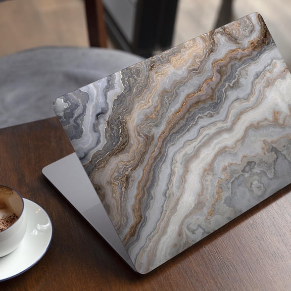 DesignSkinz Agate Marble Slate V6 Full-Body Skin Decal Wrap Cover for MacBook 12" Retina (A1534)