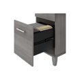 thumbnail image 4 of Somerset 72W Office Desk with Drawers in Platinum Gray - Engineered Wood, 4 of 11