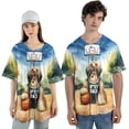 thumbnail image 4 of Happy Father's Day Afghan Hound Playing Basketball with Best Dad Jersey All Over Print 3D Baseball Shirt Dog Lover Softball Sport - 13006, 4 of 6