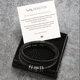 thumbnail image 4 of Pulsera tejida multicapa de acero para hombre, pulsera de cuero de moda de acero de titanio, juego de regalo con letras, 4 of 6