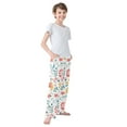 thumbnail image 4 of FORMRS Kids Pajama Pants with Pockets Size 11-12Y Boys Lounge Sleep Bottoms, Cute Easter Eggs, 4 of 8