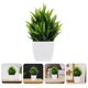 thumbnail image 1 of FUTUREORYY Planta En Maceta Artificial Verde Bonsái Para Hogar Oficina Y Estantes, 1 of 8