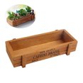 thumbnail image 1 of Wooden Table Flower Pot Rectangle Sundries Storage Box with Minimalist Design, Outstanding Quality, and  Materials for Home Furnishings, Home Gardening, 1 of 8