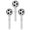 3PCS Hand Clapper Football Fan Cheering Toy#10, variant on Soccer Hand Clappers - 10 Inch plastic football noisemakers for cheering at soccer matches, sports events, birthday parties & game day. Loud, durable cheering props for fans, kids & adults