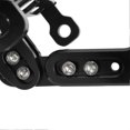 thumbnail image 2 of Motorcycle License Plate Holder, CNC Aluminum Alloy, Universal and Adjustable, Black, 2 of 4